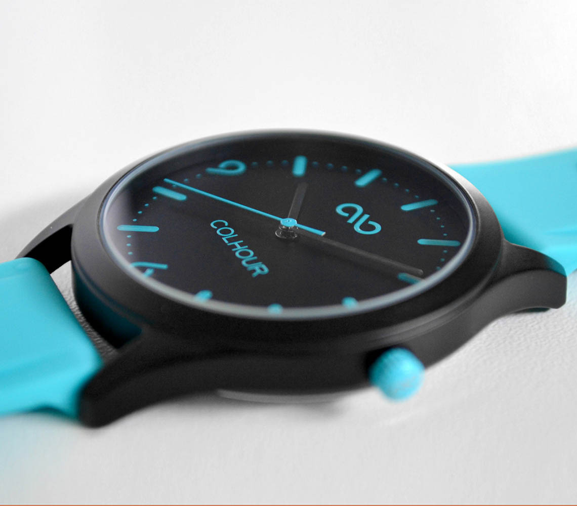  Black and Colour watch for Colhour Watch